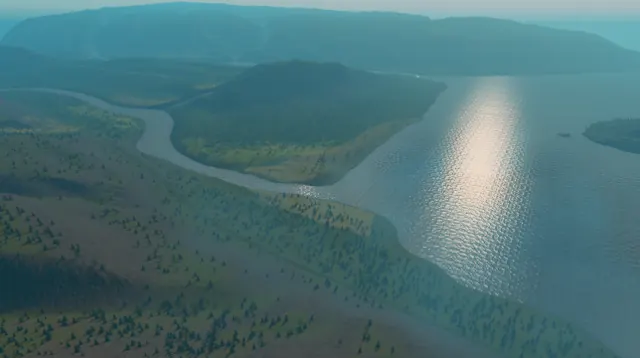 Twin Fjords map preview, Cities: Skylines