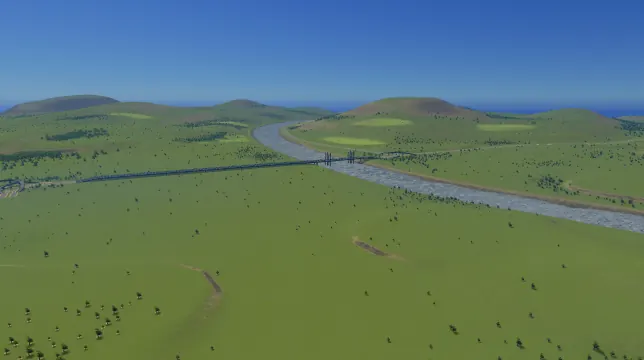 Arid Plains map overview in Cities: Skylines