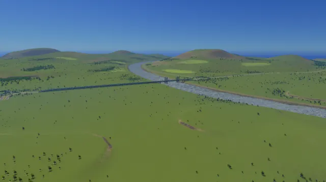 Arid Plains map preview, Cities: Skylines