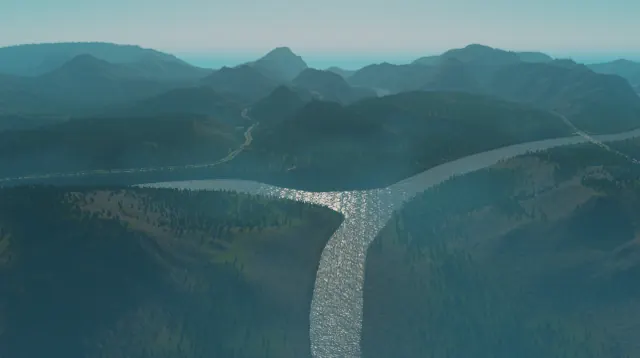 Prussian Peaks map preview, Cities: Skylines