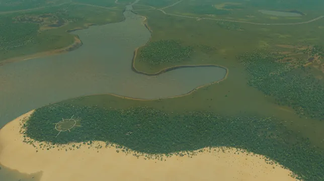 Diamond Coast map overview in Cities: Skylines