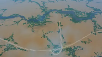 Desert Pass map preview, Cities: Skylines
