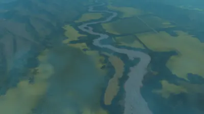 Meandering River map preview, Cities: Skylines