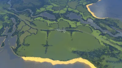 Mountain Taper map preview, Cities: Skylines