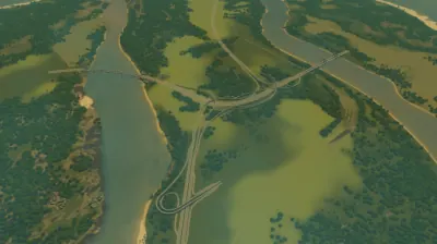 Tropical Pass map preview, Cities: Skylines