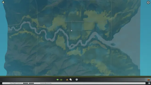 Meandering River map screenshot 2, Cities: Skylines
