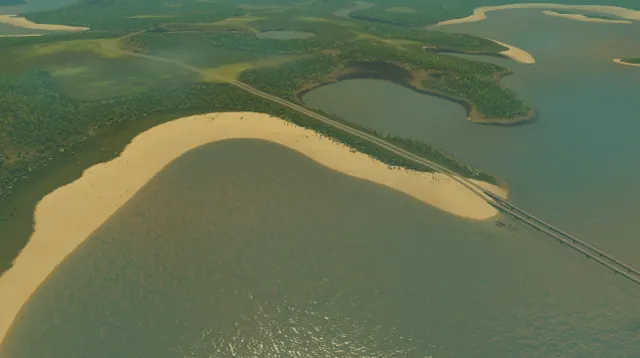 Lagoon Shore map preview, Cities: Skylines