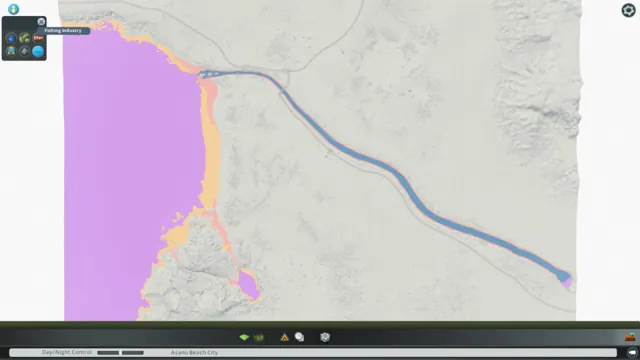 Asanu Beach map screenshot 3, Cities: Skylines