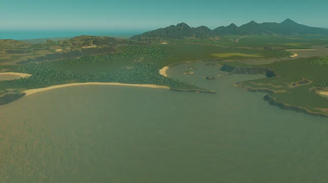 Roslyn Peninsula map overview in Cities: Skylines